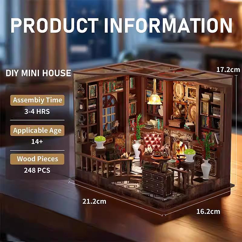 Plymagic DIY Mini House - Regal Study