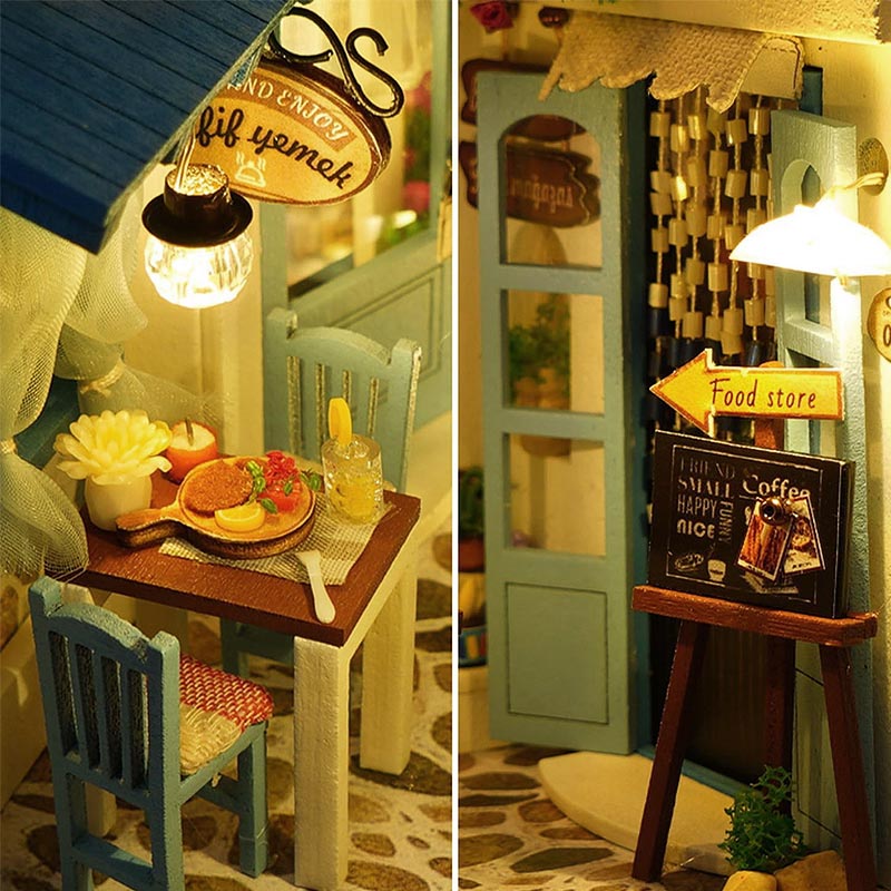 Plymagic DIY Book Nook - Sea Breeze Mediterranean Street