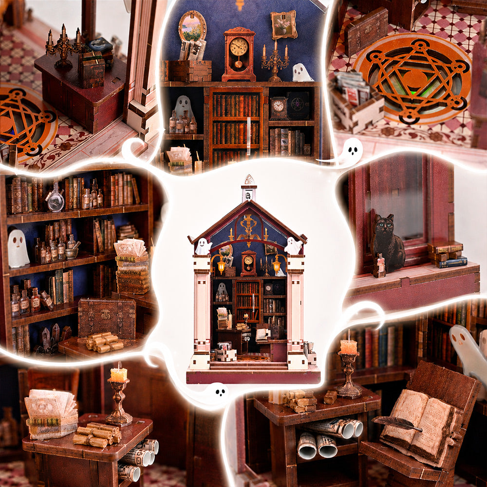 Plymagic DIY Book Nook -  The Ghost Library