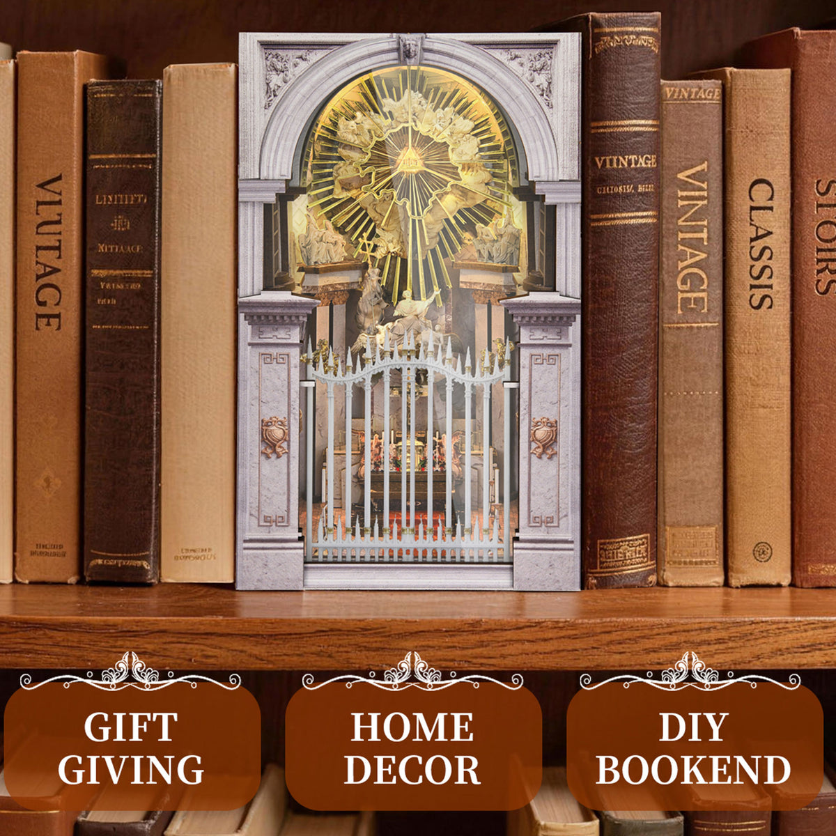 Plymagic DIY Book Nook - St. Charles Church