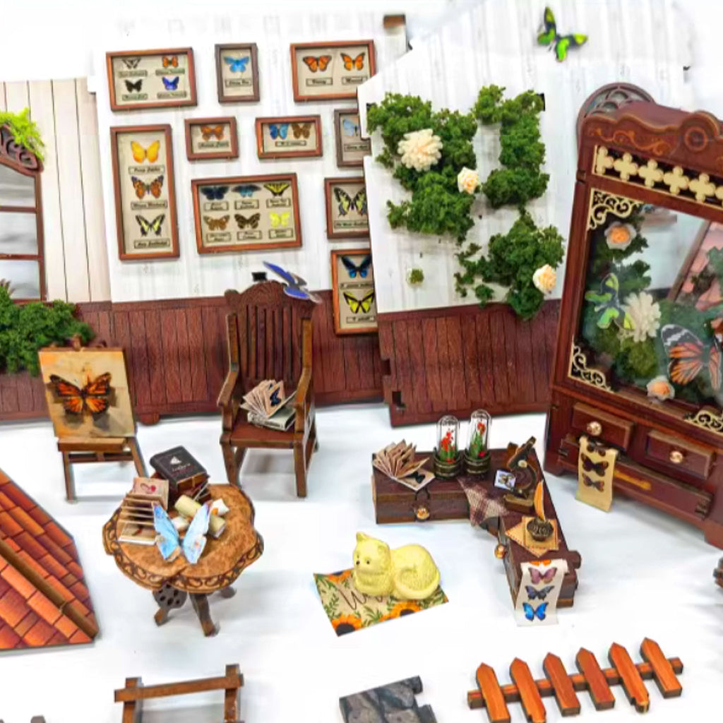 Plymagic DIY Book Nook - Butterfly Cottage