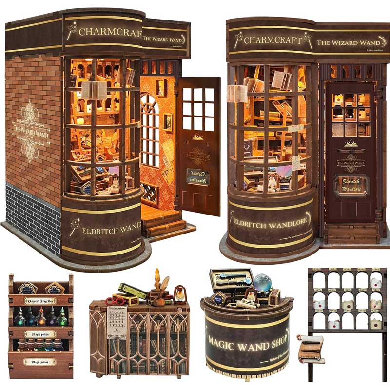 Plymagic DIY Book Nook - Magic Wand Shop