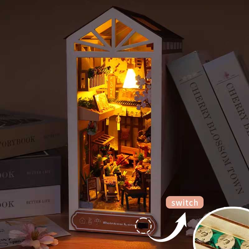 Plymagic DIY Book Nook - Japan Rain Lane