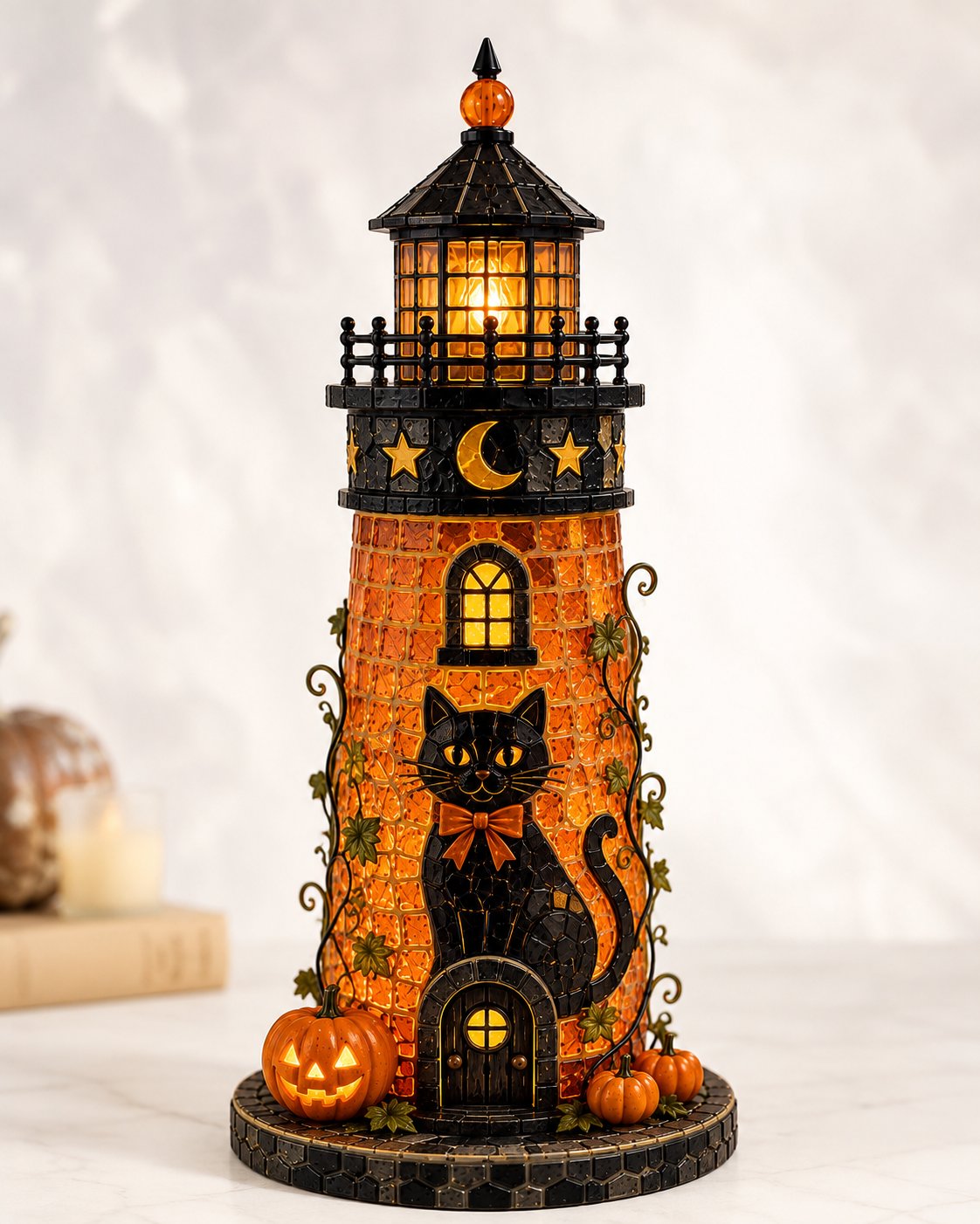Plymagic DIY Sea Glass  – 🎃Halloween Lighthouse