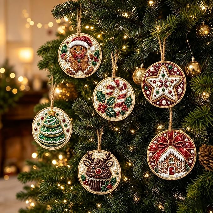 (🎄Early Christmas Sale - 49% OFF) DIY Diamond Painting Ornaments Kit