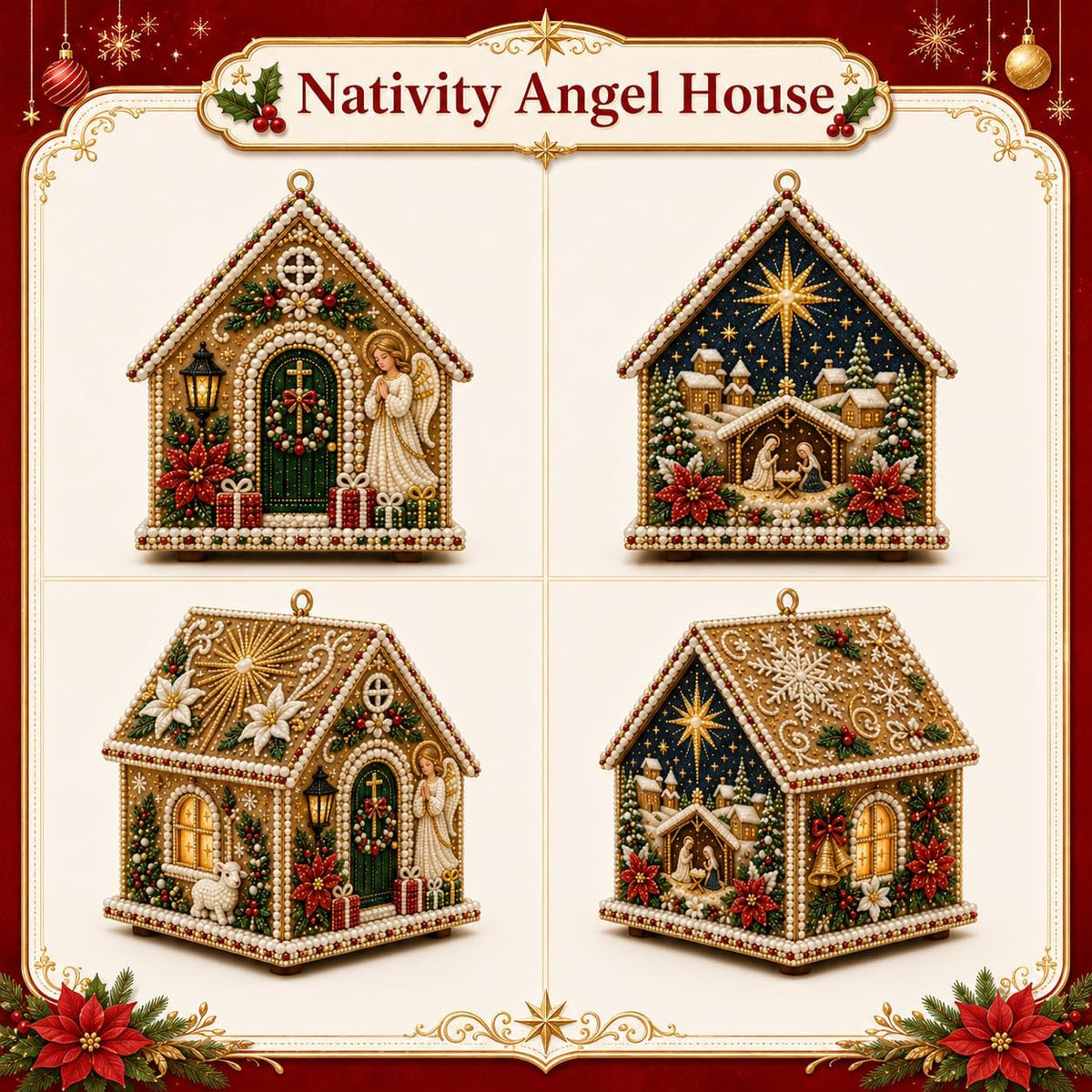 Plymagic DIY Pearl Art  - Christmas Faith & Blessings Collection