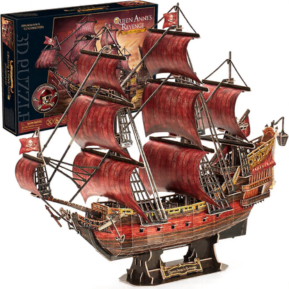 Plymagic Assembly Model -Red Queen Anne's Revenge