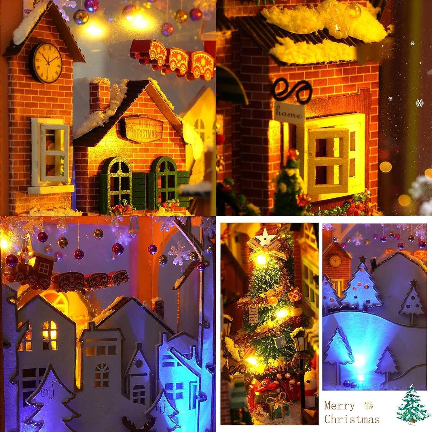 Plymagic DIY Book Nook -  Christmas Book Lane