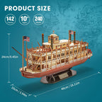 Plymagic Assembly Model - Mississippi Steamboat