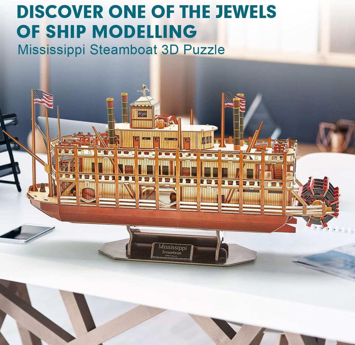 Plymagic Assembly Model - Mississippi Steamboat