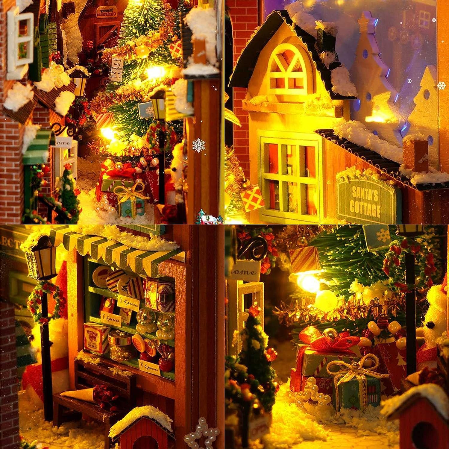 Plymagic DIY Book Nook -  Christmas Book Lane