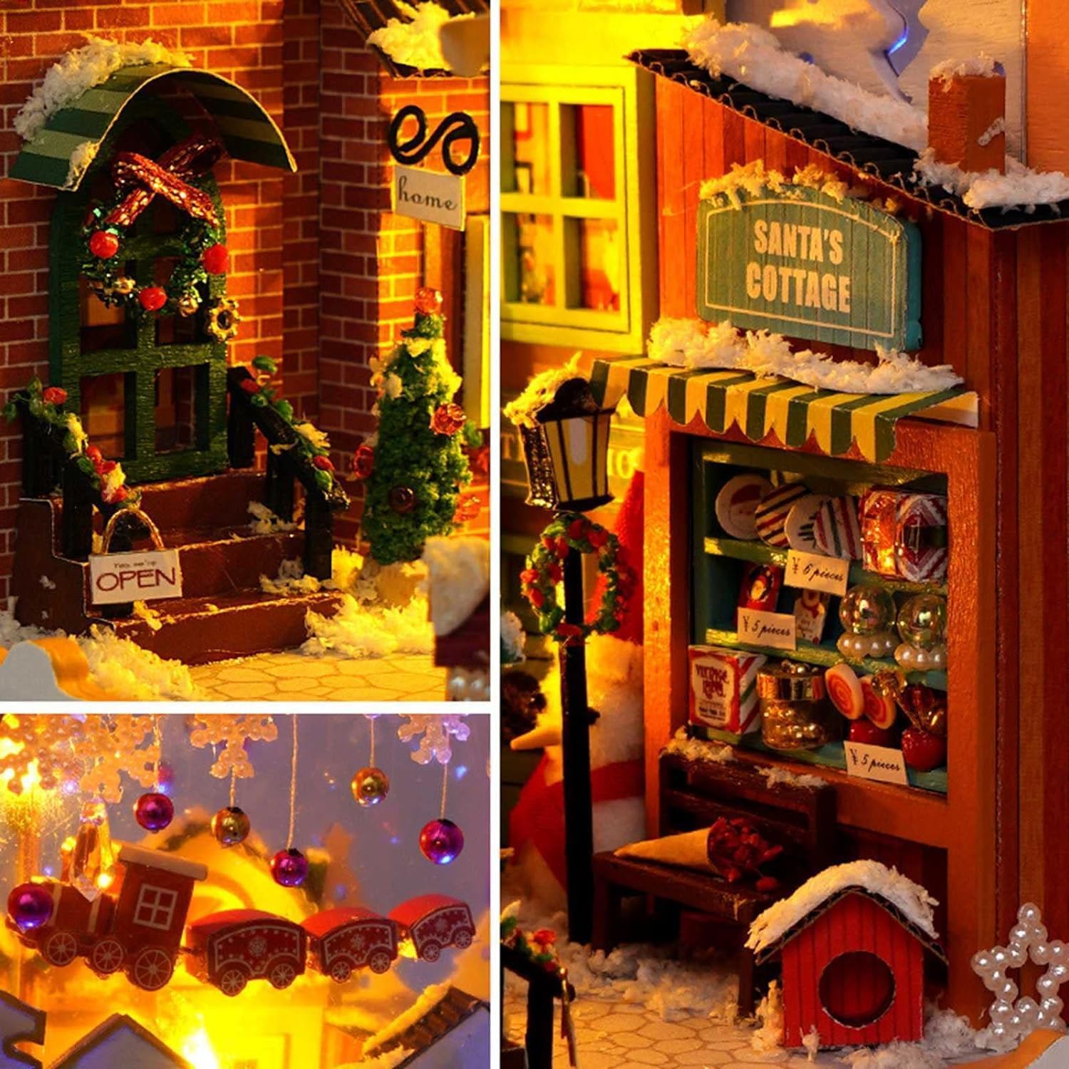 Plymagic DIY Book Nook -  Christmas Book Lane