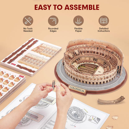 Plymagic Assembly Model - Rome Colosseum