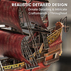 Plymagic Assembly Model -Red Queen Anne's Revenge