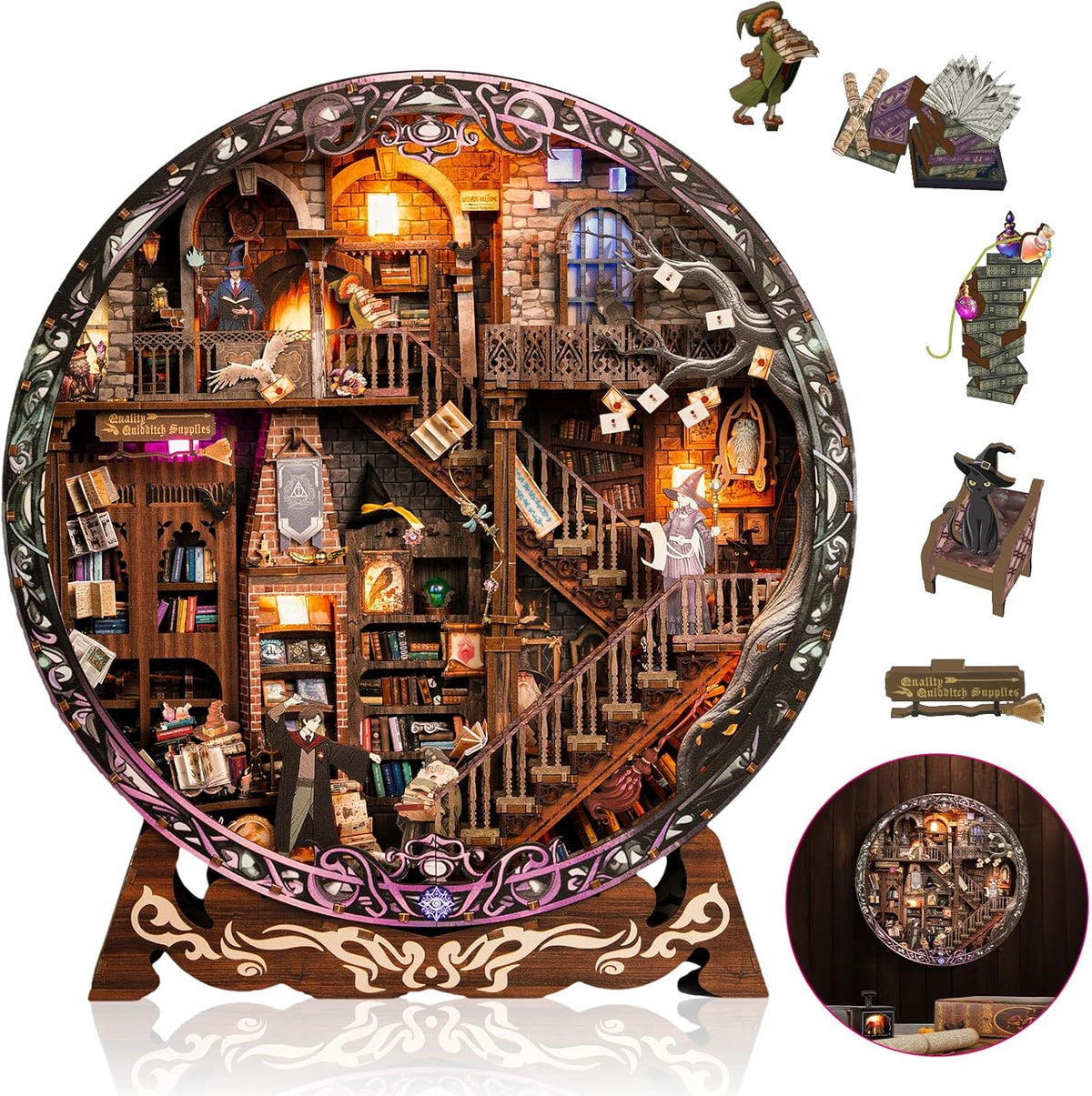 Plymagic DIY Book Nook - Magic Library
