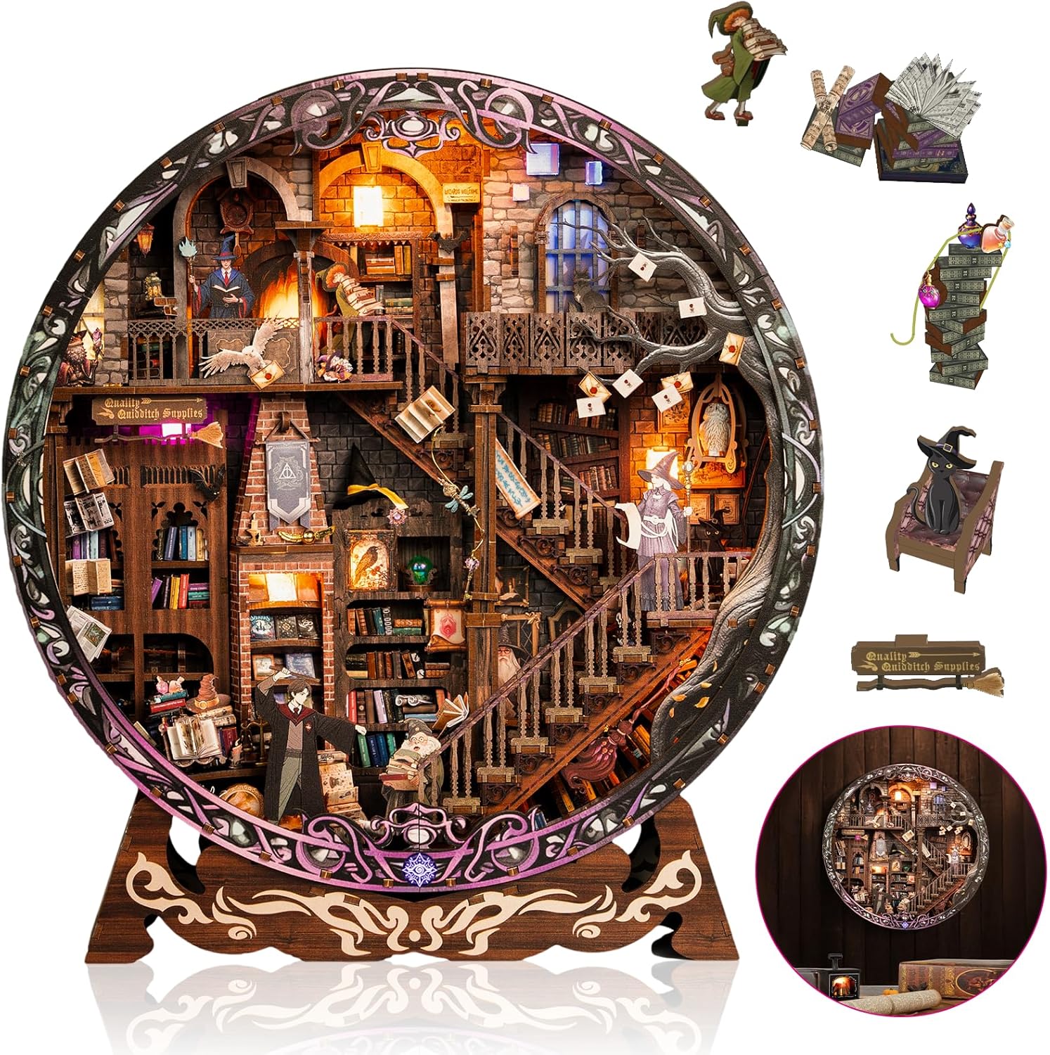 Plymagic DIY Book Nook - Magic Library