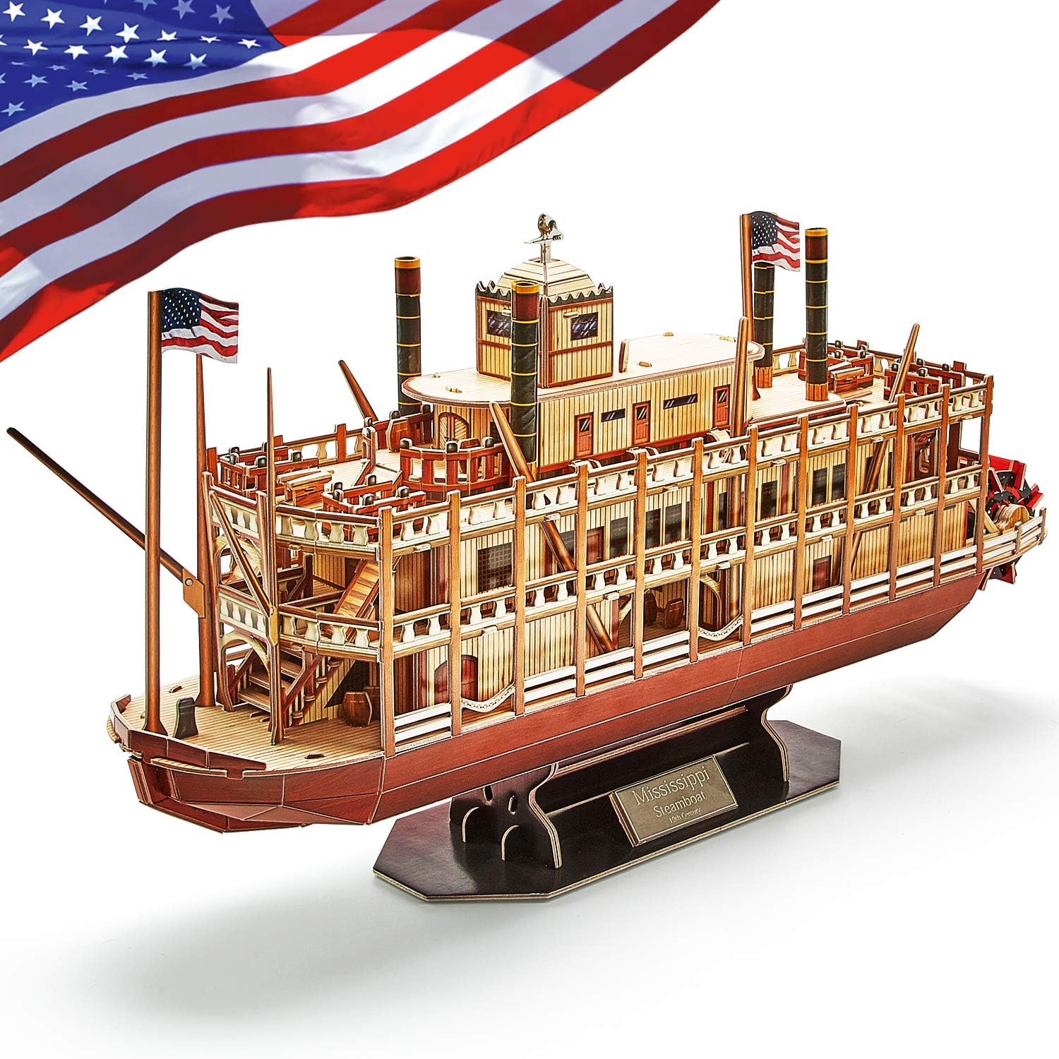 Plymagic Assembly Model - Mississippi Steamboat Main image