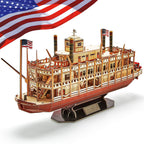 Plymagic Assembly Model - Mississippi Steamboat