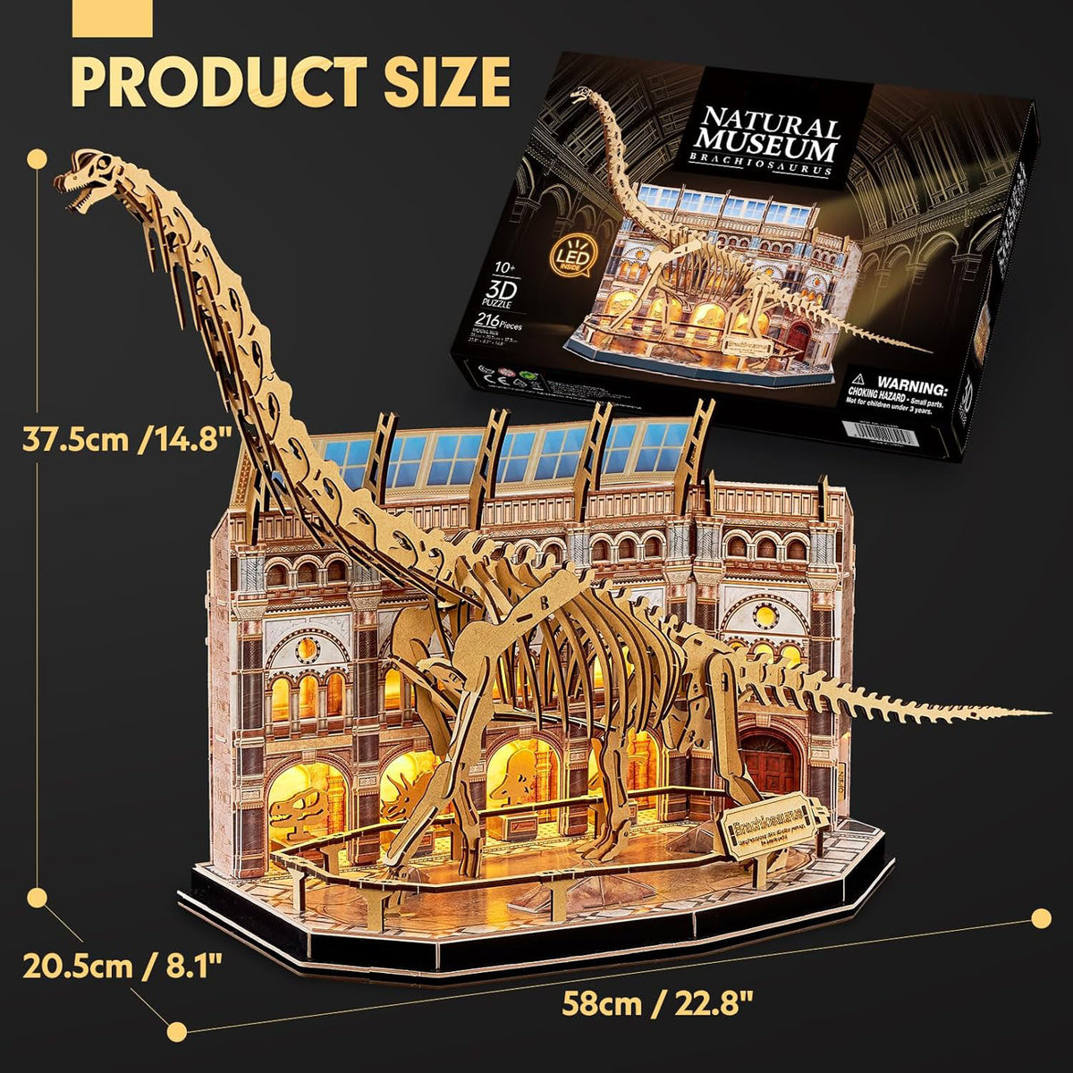 Plymagic Assembly Model - Dinosaur Museum