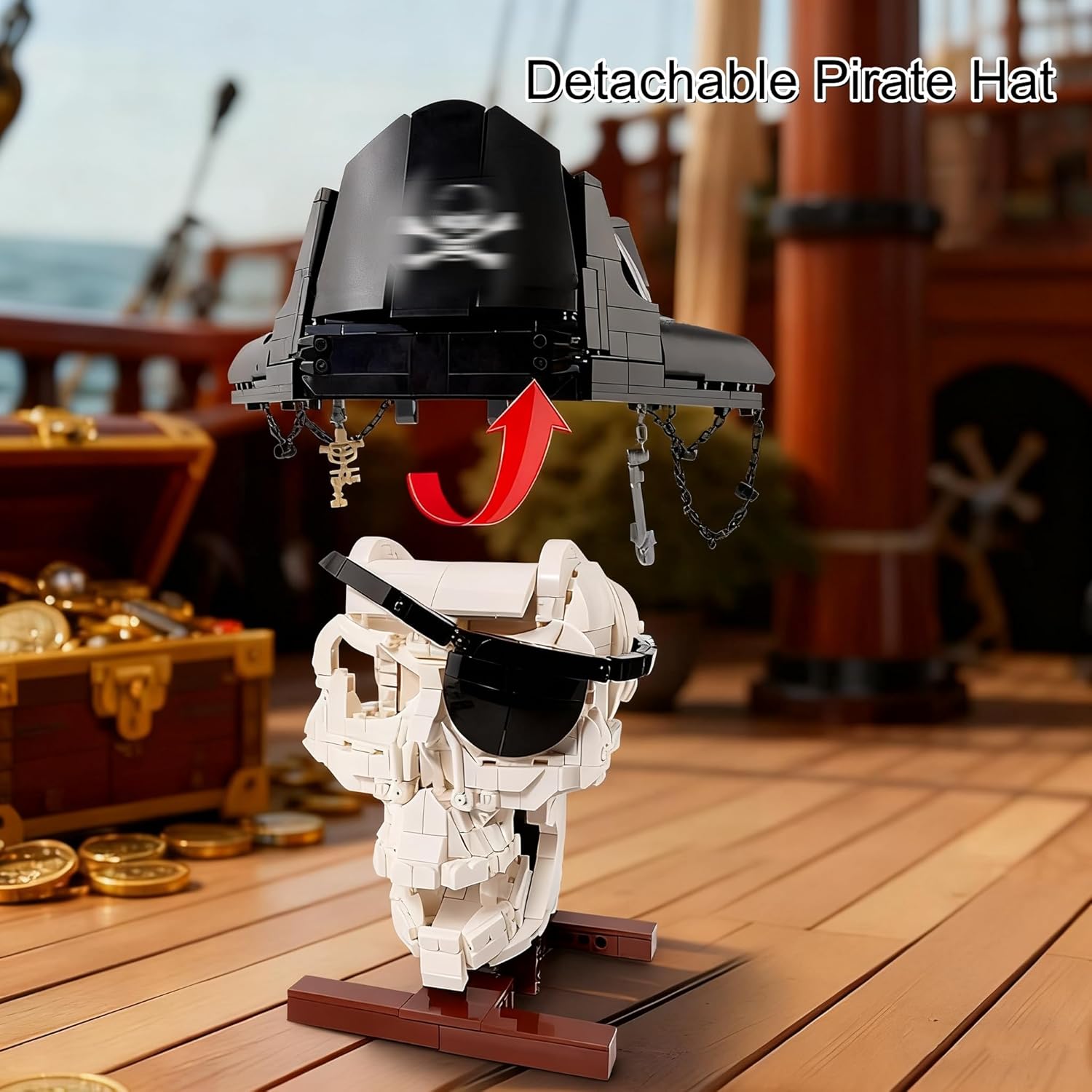 Plymagic Assembly Model - Pirate Skull