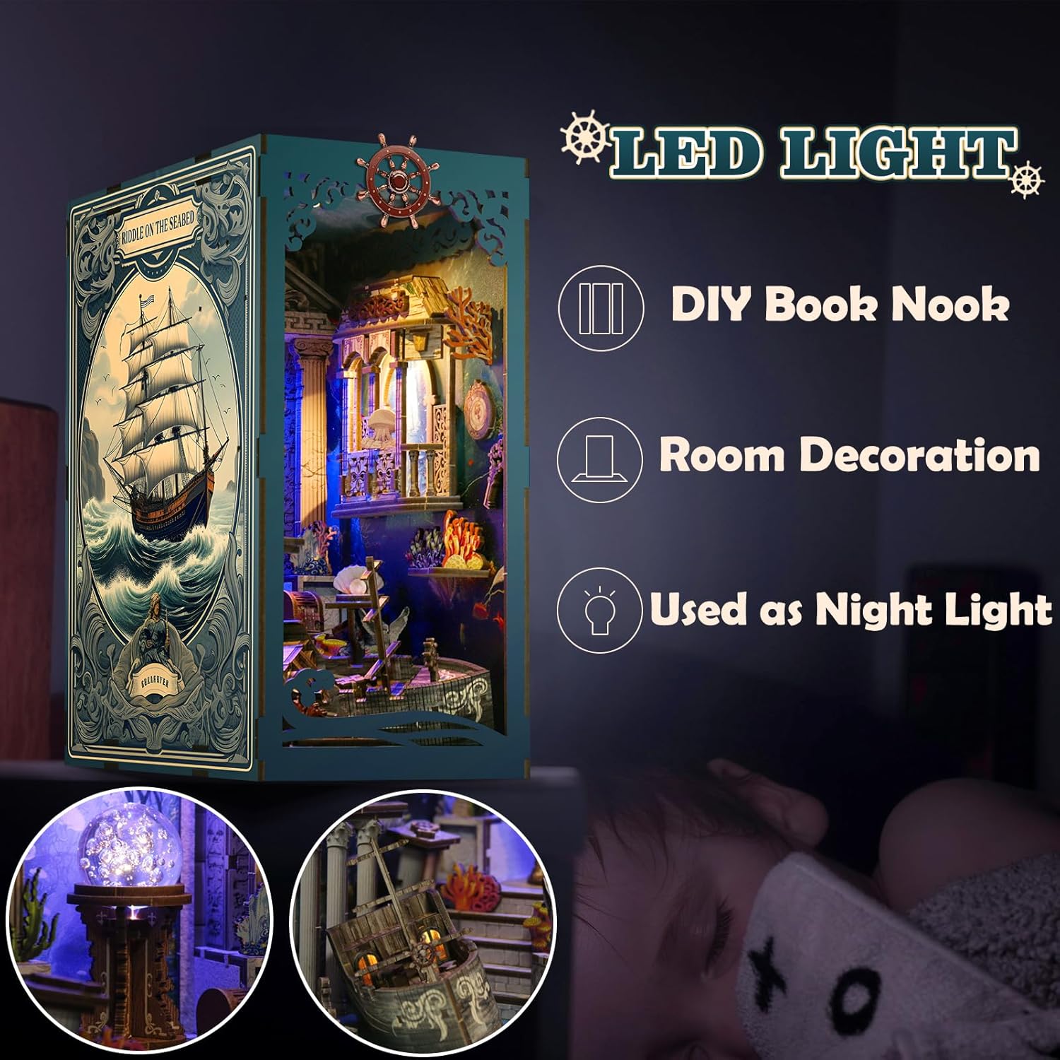 Plymagic DIY Book Nook - Shadow in the Seabed