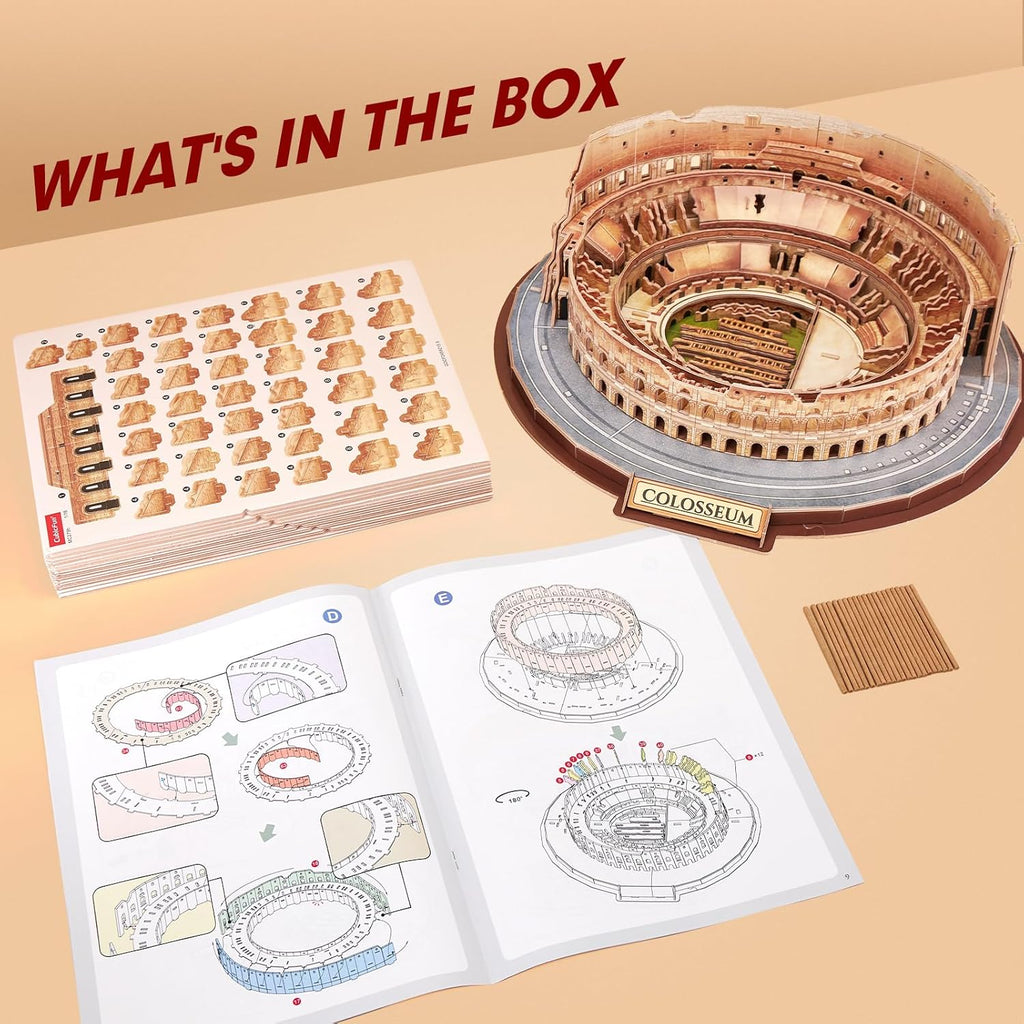 Plymagic Assembly Model - Rome Colosseum