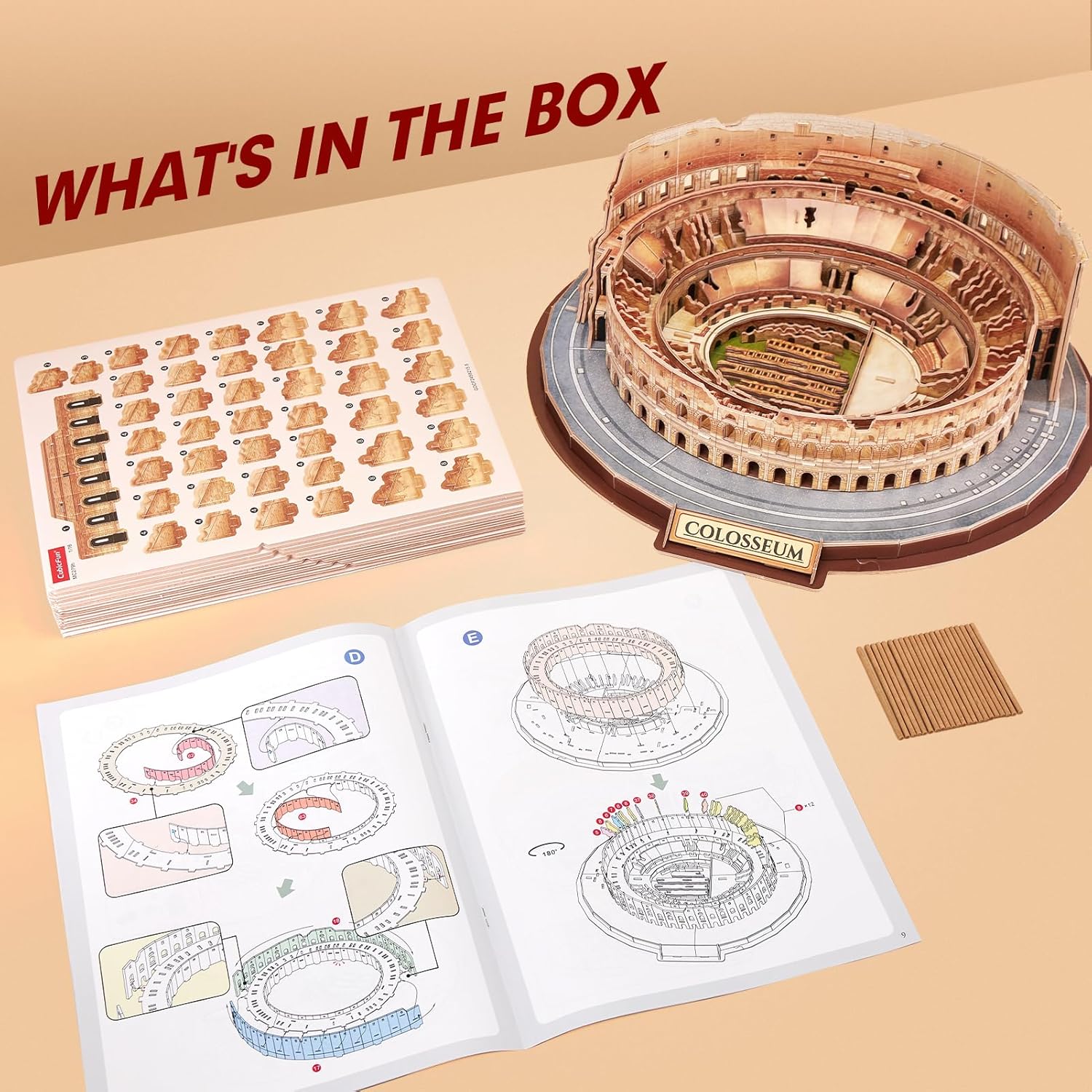 Plymagic Assembly Model - Rome Colosseum