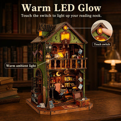 Plymagic DIY Mini House - Owl Library
