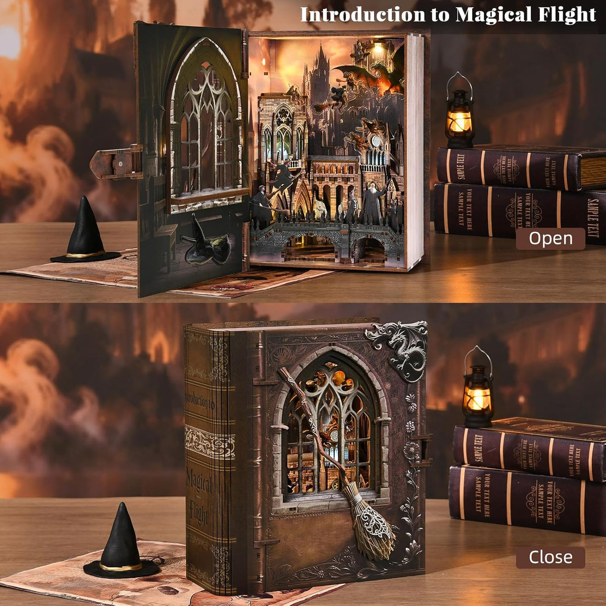 Plymagic DIY BookNook - Magical Flight