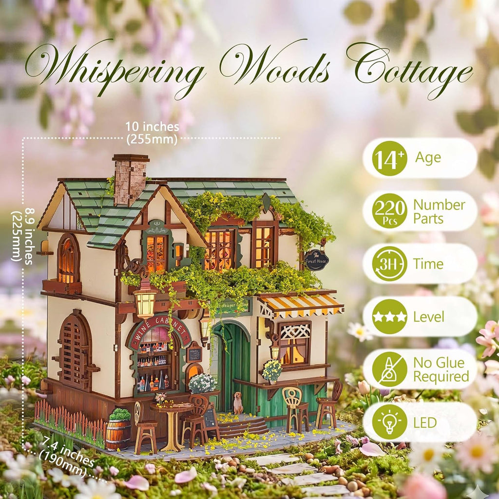 Plymagic DIY Mini House - Whispering Woods Cottage