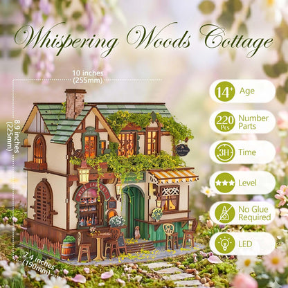 Plymagic DIY Mini House - Whispering Woods Cottage