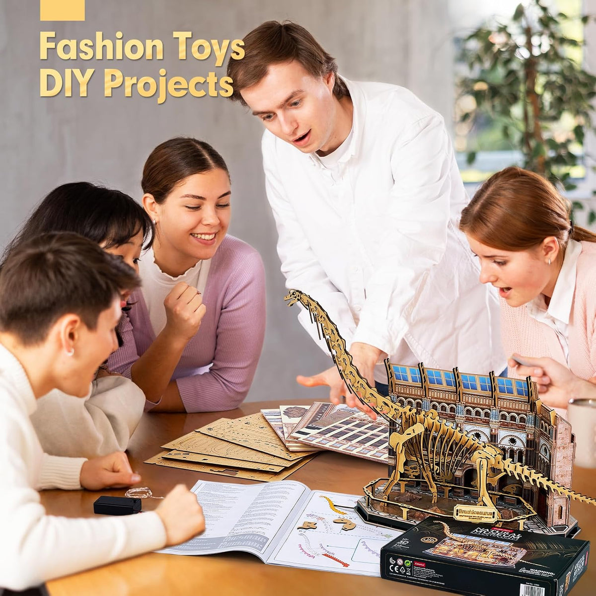 Plymagic Assembly Model - Dinosaur Museum