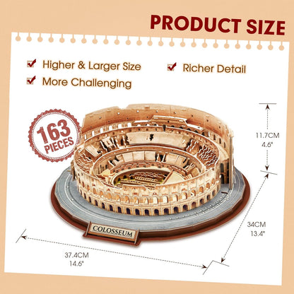 Plymagic Assembly Model - Rome Colosseum