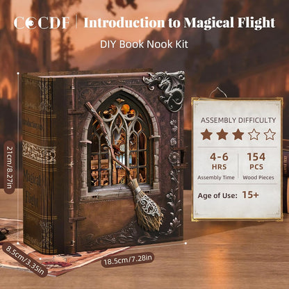 Plymagic DIY BookNook - Magical Flight