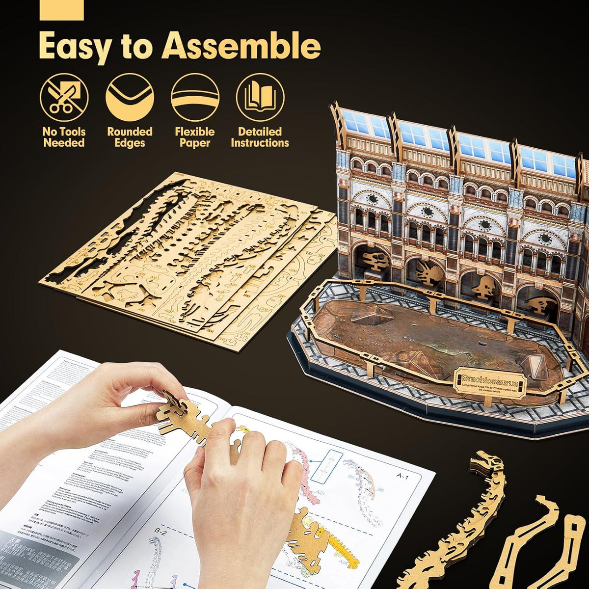 Plymagic Assembly Model - Dinosaur Museum