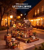 Plymagic Assembly Model - Letter Coffee Dollhouse