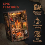 Plymagic DIY Book Nook - Hall of the Dragon Knights
