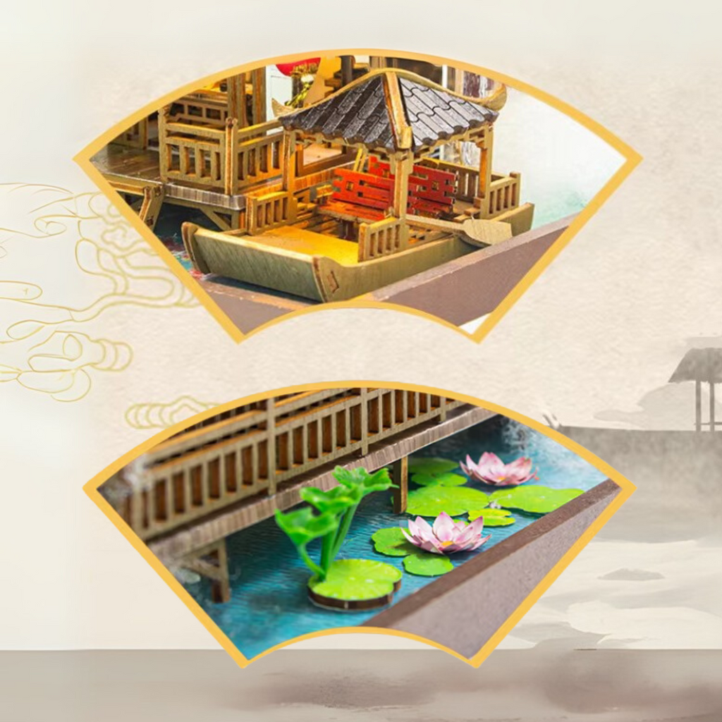 Plymagic DIY Mini House - Blossom Latern Pavilion