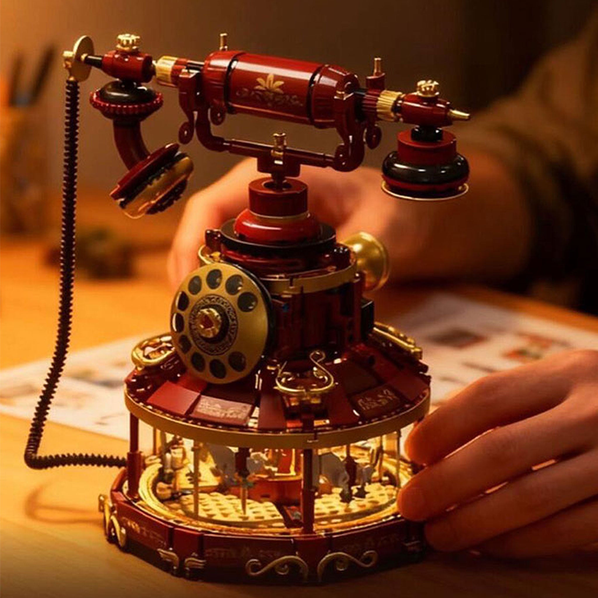 Plymagic Assembly Model - Vintage telephone carousel