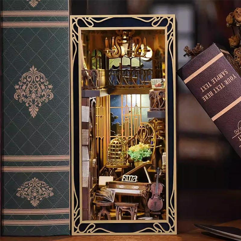 Plymagic DIY Book Nook - Nightingale Piano Room