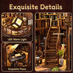 Plymagic DIY Book Nook Kit - Dreamy Book Hall