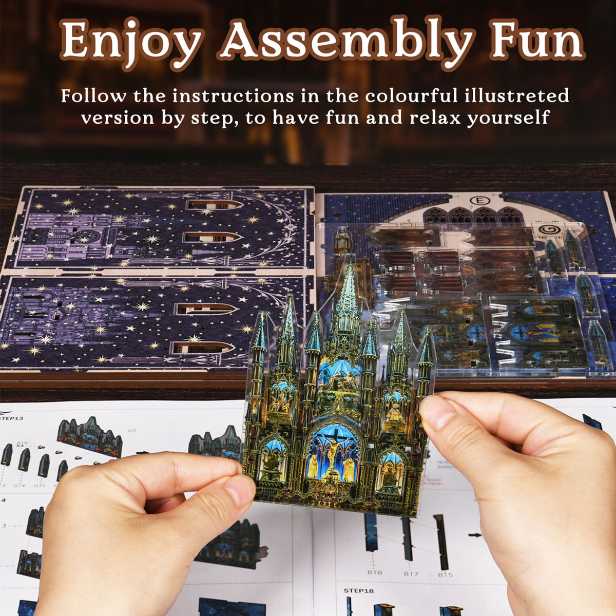 Plymagic DIY Book Nook - Notre-Dame Basilica