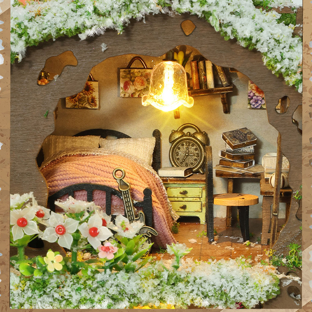 Plymagic DIY Mini House - Snowscape Villa
