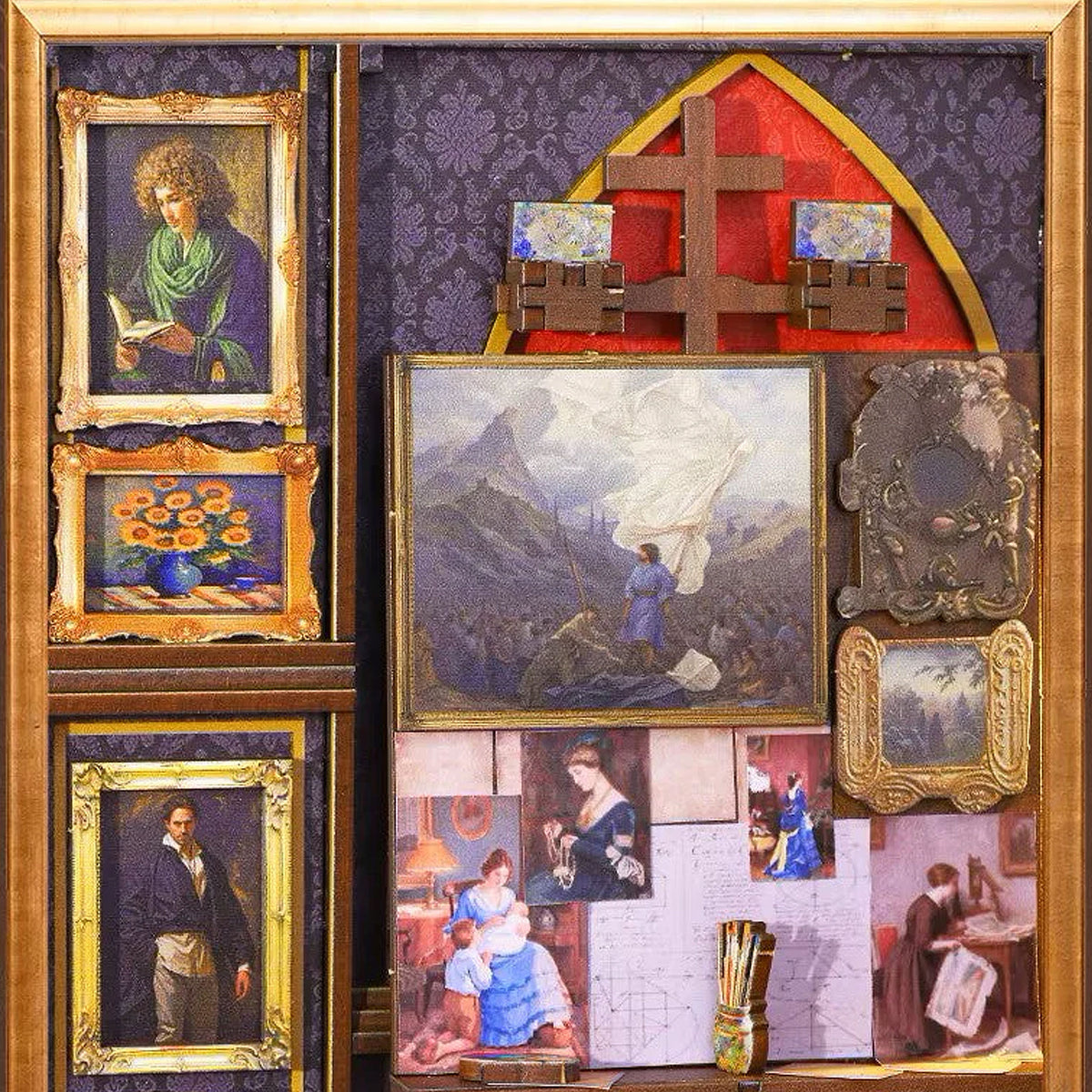 Plymagic DIY Book Nook - Retro Art Studio