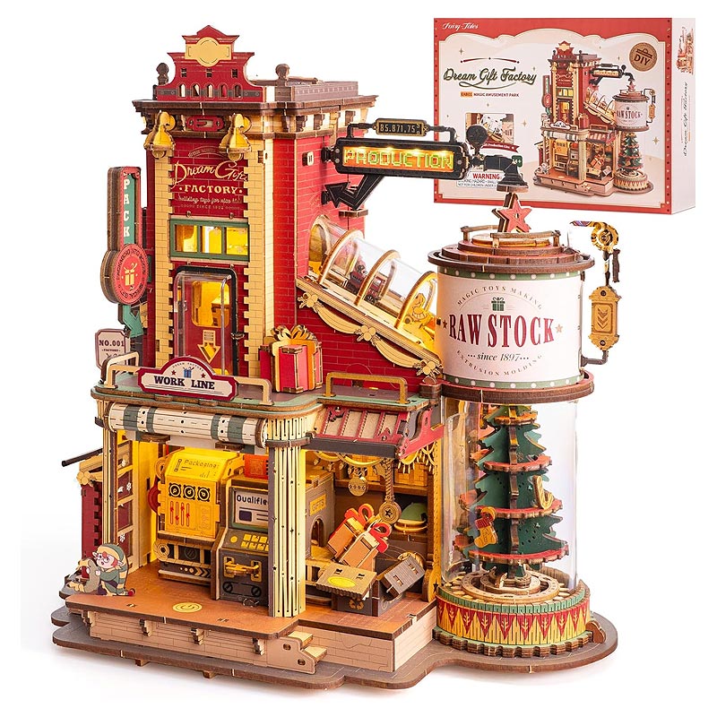 Plymagic DIY Mini House - Christmas Gift Factory