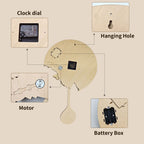 Plymagic Assembly Model - Retro Gear Mechanical Wall Clock