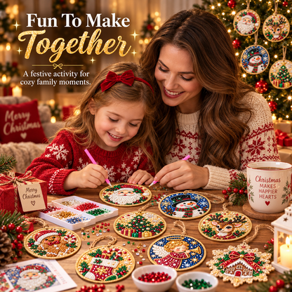 (🎄Early Christmas Sale - 49% OFF) DIY Diamond Painting Ornaments Kit