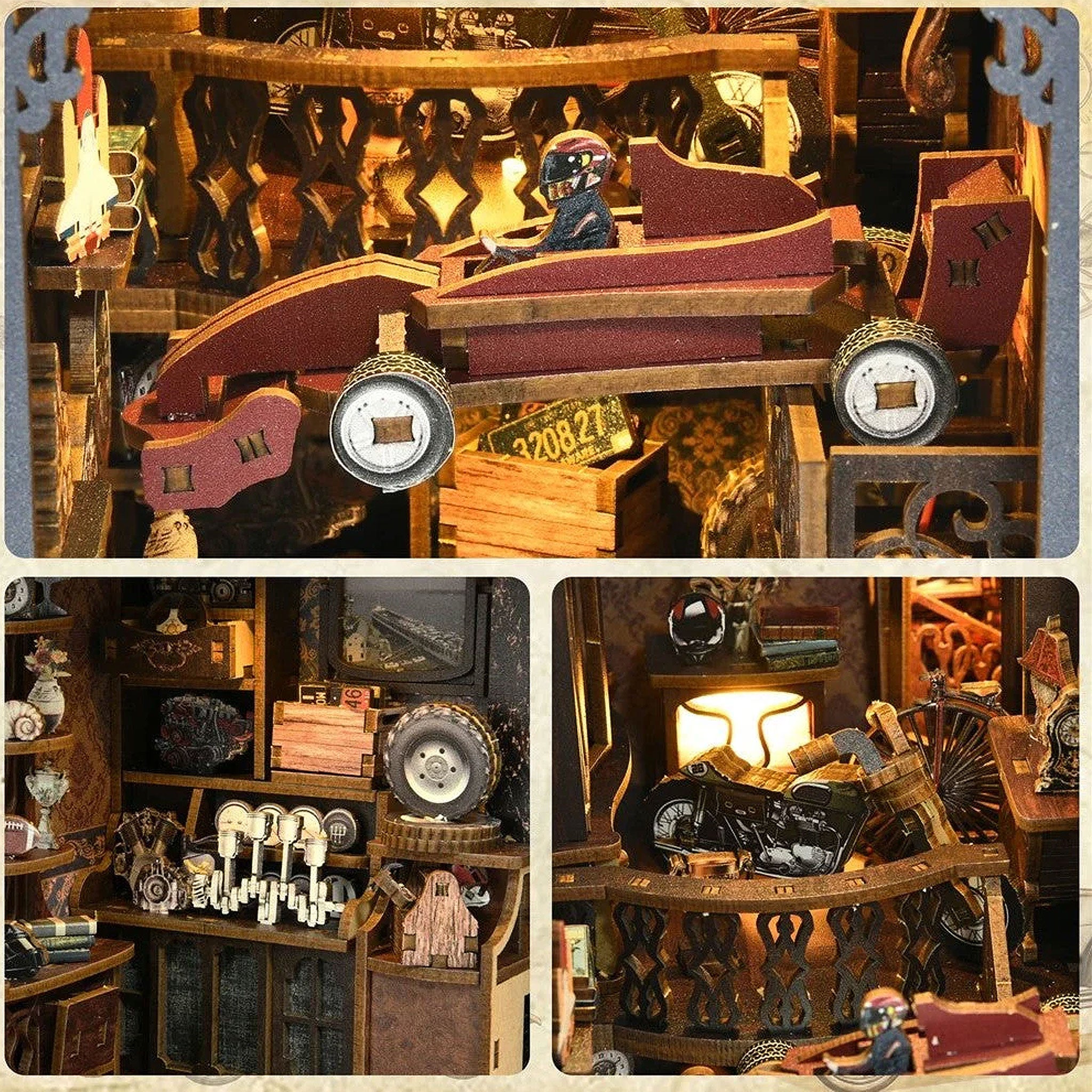 Plymagic DIY Book Nook - Classic Wheels Secondary image