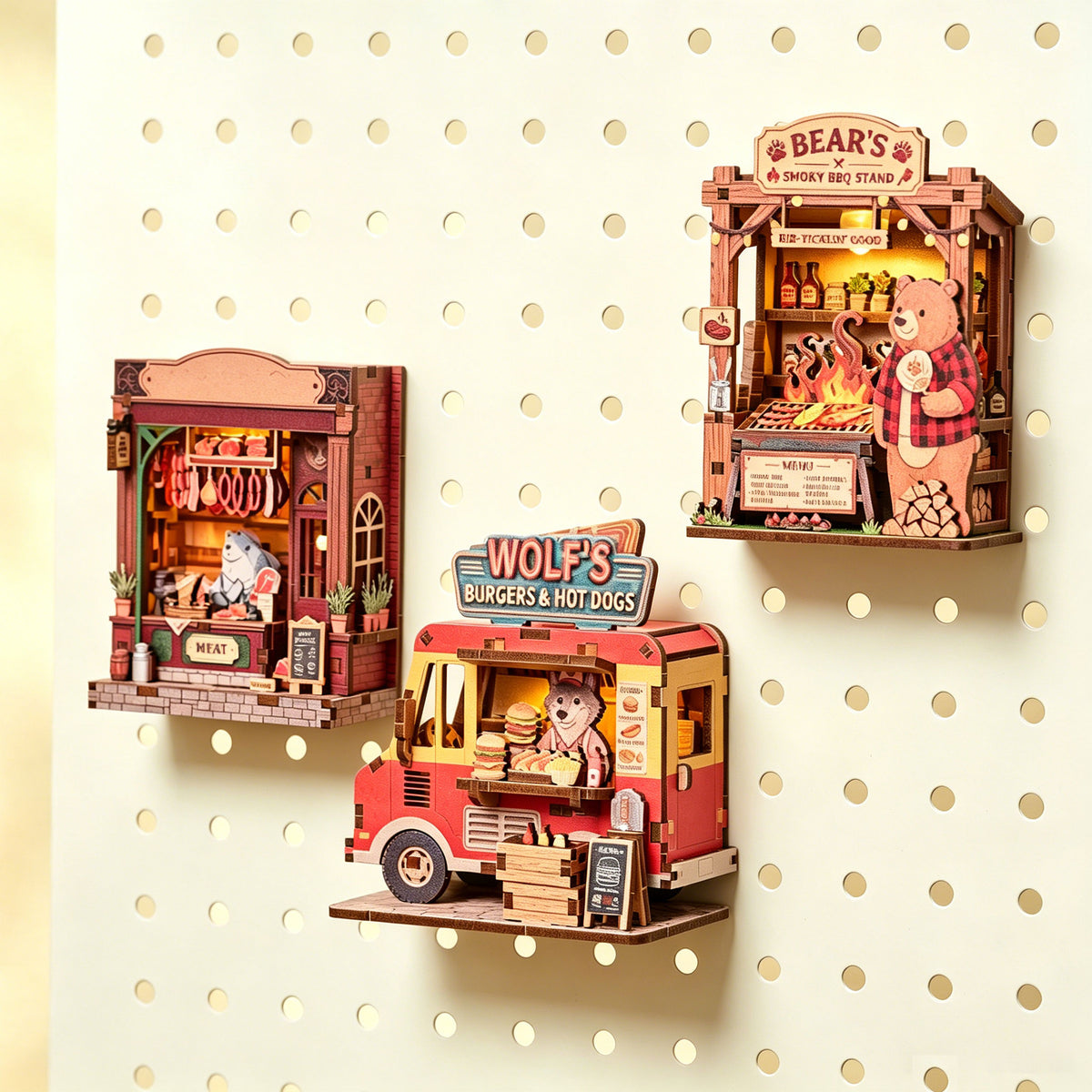 Plymagic DIY Fridge Magnets - Cottage Fridge Magnet