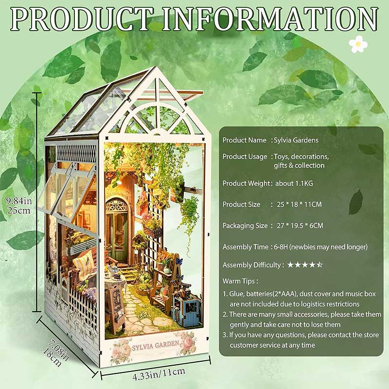 Plymagic DIY Book Nook - Sylvia Garden